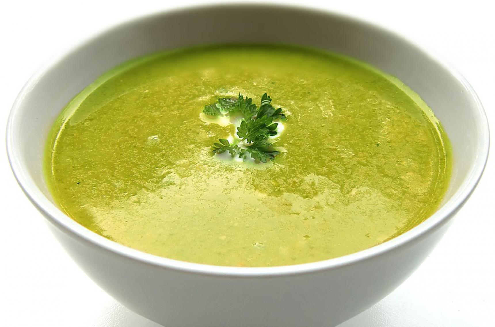 Potage maison au brocoli