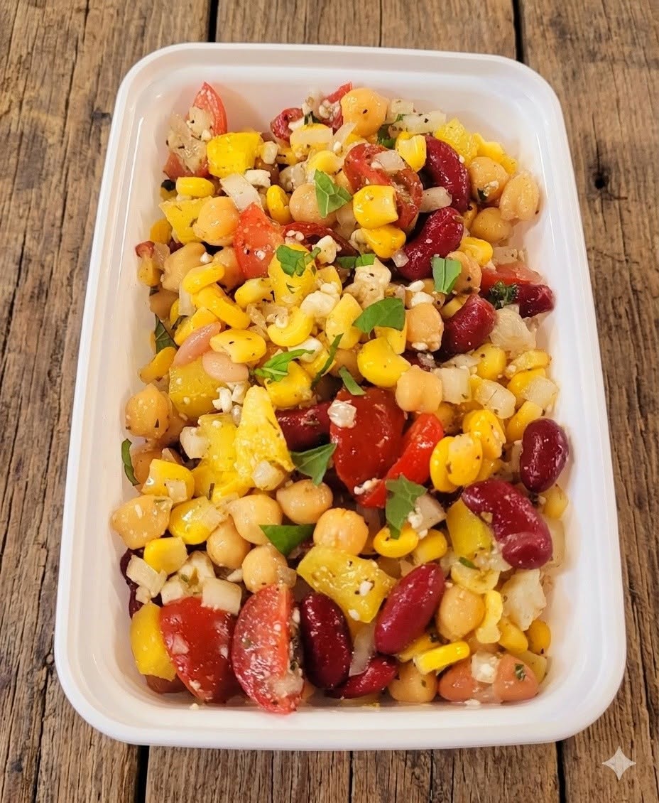 Salade Fraîche de Légumineuses