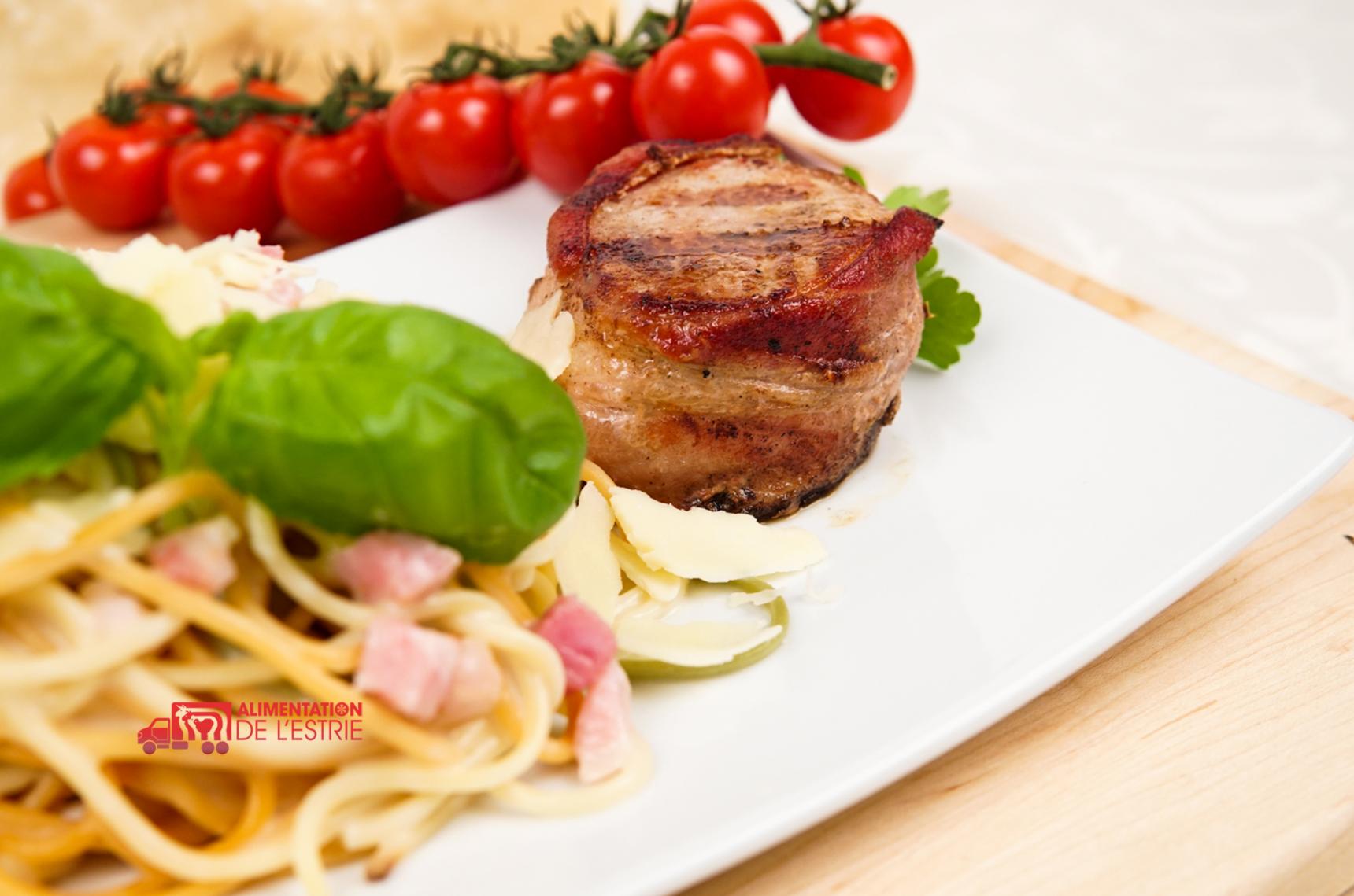 Tournedos de veau avec bacon